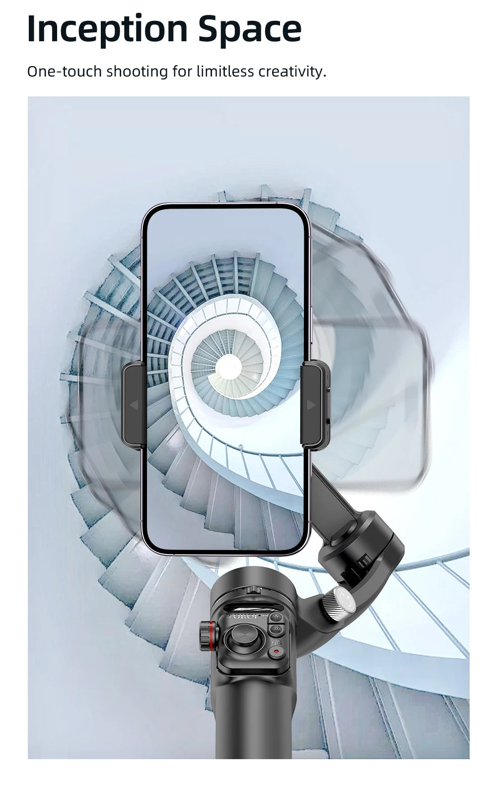 M02 New 3-Axis Handheld Gimbal Stabilizer for Smartphone with Wireless Remote for iPhone Android Phone Face Tracking Tiktok Vlog